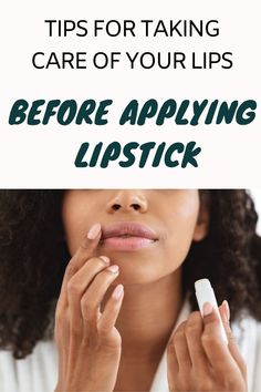 lips care tips Applying Lipstick, Permanent Lipstick, Lipstick Tutorial, Women Lipstick, Power Of Makeup, Dark Lipstick, Cracked Lips, Grooming Tips