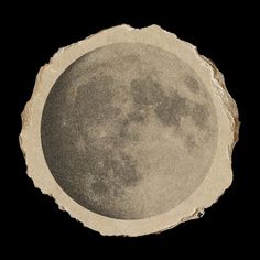 an image of the moon taken from above it's surface on a black background