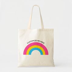 Pansexual Pride Rainbow Flag Monogram Tote Bag Color: Natural. Gender: unisex. Age Group: adult. Queer Design, Pan Flag, Lesbian Gifts, Gay Pride Parade, Rainbow Flag Pride, Pansexual Pride, Rainbow Outfit, Monogram Tote Bags, Pride Rainbow