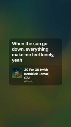 Lyrics from “30 For 30 (with Kendrick Lamar)” by SZA