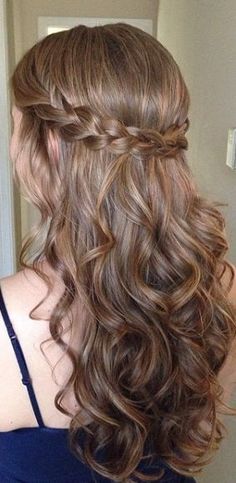 Crimping Hairstyles, Cute Prom Hair, Long Length Haircuts, Grad Hair, Dance Hair, Parents Wedding, Glamour Beauty, Pinterest Hair, Peinados Fáciles Para Cabello Corto