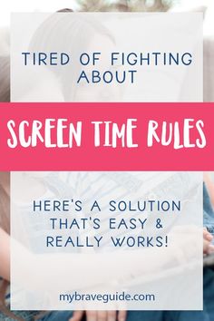 How To Set Screen Time Limits, Homeschool Screen Time Rules, Alternative To Screen Time, Technology Rules For Kids At Home, Screentime Rules For Kids, No Screen Time Until, Screen Time Rules Kids, Summer Screen Time Rules, Before Screen Time