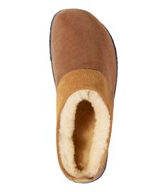 Winter Suede Clogs With Rubber Sole, Casual Sheepskin Slip-on Clogs, Winter Comfortable Closed Toe Clogs, Comfortable Closed Toe Winter Clogs, Shearling Clogs With Rubber Sole Slip-on, Shearling Clogs With Leather Footbed Slip-on, Shearling Slip-on Clogs With Rubber Sole, Shearling Slip-on Clogs With Leather Footbed, Comfy Slip-on Clogs With Rubber Sole