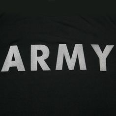 Don't let the cool weather break your PT routine! The Army Longlseeve Performance T in black is printed with reflective ink so you will be ready to take on the elements and your workout! 100% Microfiber Polyester Unisex fit Screen print with Hi-vis reflective ink "Army" across the chest Designed and Printed in the USA Cool Weather, The Army, The Cool, Don't Let, Screen Print, Screen Printing, Screen, Long Sleeve, Black