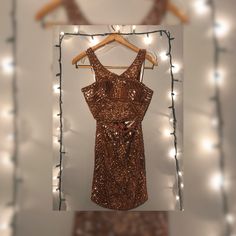 Worn Once, Bought New. Two-Piece Jeweled Homecoming Dress. Wonderful Look And Color For Any Dance. Minor Flaws (I.E. Missing Jewels) Yet Unnoticeable. Two Piece Homecoming Dress, Sherri Hill Dresses, Sherri Hill, Homecoming Dress, Homecoming Dresses, Mocha, Homecoming, Colorful Dresses, Two Piece