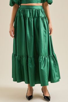 Short Skirts + Mini Skirts for Women | Altar'd State Organza Midi Skirt, Green Midi Skirt, Organza Skirt, Skirts For Women, Material Girl, Material Girls, Cute Skirts, Bottom Clothes