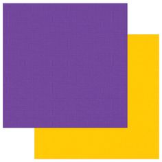 two different shades of purple and yellow are shown in the same color scheme for each other