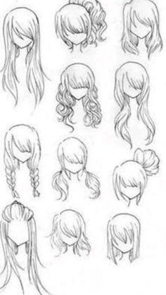 an image of different hairs and hair styles