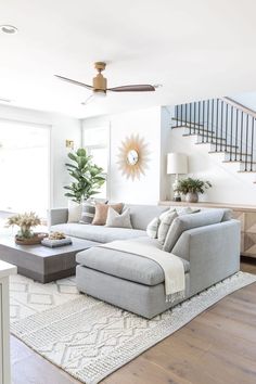 the living room is clean and ready for guests to use it as a focal point