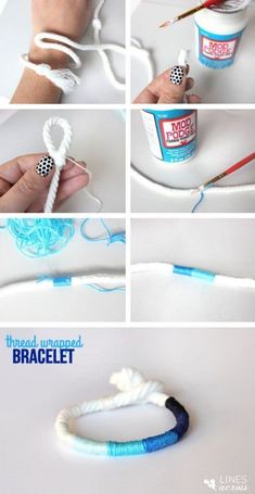 how to make a bracelet with rope and beads