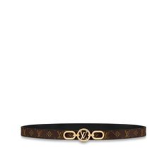 LOUIS VUITTON® - Lv Circle Prime 20mm Reversible Belt - Black Logo Lv, Luxury Belts, Louis Vuitton Belt, Reversible Belt, Lv Belt, Louis Vuitton Shoes, Belt Black, Belt Buckle, Monogram Canvas