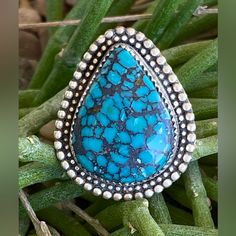 Cloud Mountain Turquoise Sterling Ring Size 6.5 Maker Is Numi Olive. Nwot Price Is Firm. Olive Jewelry, Cloud Mountain, 5 Rings, Ring Color, Wedding Things, Womens Jewelry Rings, Sterling Ring, Color Blue, Ring Size