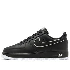 Shop Nike Air Force 1 Low '07 'Black White' DV0788-002 at KICKS CREW — your go-to for authentic, stylish sneakers. Whether for fashion, performance, or collection, find your perfect pair with us. Classic Nike Air Force 1 High-top Leather, Classic High-top Leather Nike Air Force 1, Classic Leather High-top Nike Air Force 1, Classic Nike Air Force 1 Low-top With White Sole, Classic High-top Nike Air Force 1 With White Sole, Classic Nike Air Force 1 Low-top, Classic Nike Air Force 1 With White Sole, White Nike Air Force 1 Leather Classic Style, Classic Leather Nike Air Force 1 With White Sole