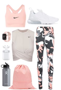 Working Out Outfits, Nike Workout, Teenager Outfits, Workout Outfit