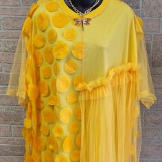 One Size Fits Most Spring Short Sleeve Dress With Overlay, Spring Dress With Short Sleeves And Overlay, Spring Dresses With Overlay And Short Sleeves, Spring Sheer Mesh Dress With Short Sleeves, Yellow Chiffon Dress, Dresses Yellow, Yellow Dress, Chiffon Dress, Colorful Dresses