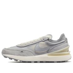 (WMNS) Nike Waffle One 'Grey Fog' DX5765-001 (SNKR/Retro/Casual/Women's) Nike Waffle One, Nike Waffle, Shoe Collection, Casual Women, Athletic Shoes, Nike, My Style, Sneakers, Grey