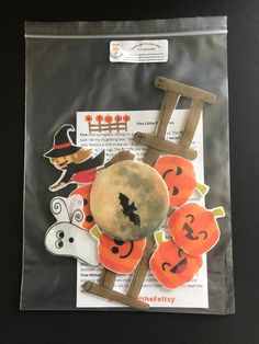 an image of halloween decorations in a bag