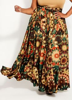 Summer Maxi Skirt, Edgy Bohemian, Casual Tie-dye Beach Skirt, Spring Tie-dye Tiered Skirt, Tie Dye Maxi Skirt, Maxi Skirts Summer, Tie-dye Clothes Women Plus Size, Plus Size Trendy, Bohemian Tie-dye Spring Maxi Skirt