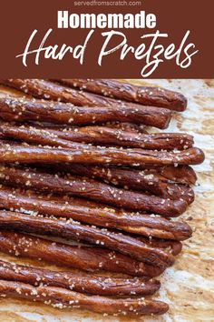 Hard Pretzels, Salty Crackers, Pretzel Recipes, Baking Soda Bath, Homemade Pretzels, Homemade Chips