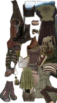 Goblin Core Fashion, Grunge Outfit Inspiration, Forest Grunge, Outfit Grunge, Goblin Core, Pinterest Outfits