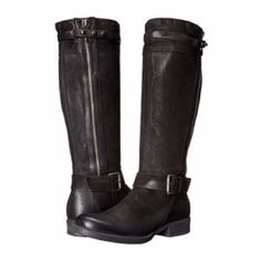 These Gorgeous Genuine Leather Boots Are Brand New! They Have Side Zippers For Easy On/Off And Zippers On The Outside That Expand The Calf For A Custom Fit. Rubber Soles Provide Excellent Traction. Heel Height Is Approximately 1.25" And Total Height Is Approximately 16.75". Price Is Firm Unless Bundled. Due To Weight Limits, The Boots Will Not Be Shipped With Their Original Box. If You Want The Box, Extra Shipping Charges Will Apply. Miz Mooz Shoes, Genuine Leather Boots, Miz Mooz, Riding Boot, Moto Boots, On Off, Custom Fit, Riding Boots, Leather Boots