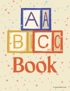 the abcc book is written in colorful blocks