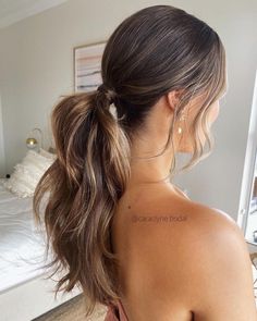 Prom Hair Up, Bridesmaid Hair Ponytail, Tail Hairstyle