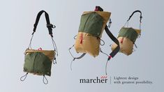 marcher 3-way bag | sacoche, tote & backpack by greenroom — Kickstarter Myog Backpack, Bikepacking Bags, Urban Bags, Adventure Bags, Unique Backpacks, Design Moodboard, Ipad Bag, Diy Bags Patterns