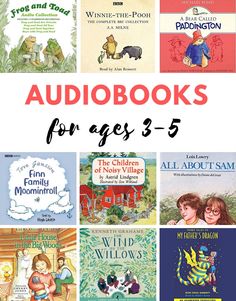 books for ages 3 - 5 with title overlay