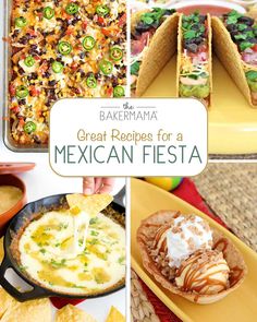 various images of mexican food including tortillas, quesadillas and cornbreads