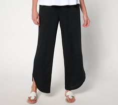 Why suit up in shorts for beach bistros or holiday barbecues when you can easily elevate the glam with these gauzy ankle pants?! And just like that, summer-outing 'fits just got so much more effortless -- and chic! From Denim & Co.® Fashions. Chic Linen Summer Bottoms, Lightweight Casual Bottoms For Loungewear, Lightweight Summer Bottoms For Vacation, Casual Lightweight Loungewear Bottoms, Chic Summer Bottoms With Relaxed Fit, Lightweight Casual Bottoms For Vacation, Relaxed Ankle-length Vacation Bottoms, Trendy Relaxed Fit Bottoms For Beach Season, Summer Vacation Capri Length Bottoms