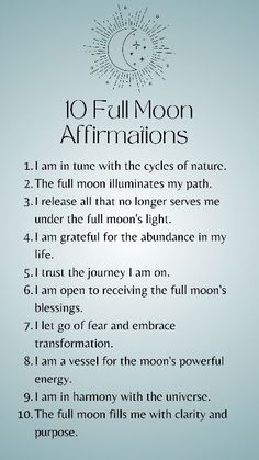 Full Moon Affirmations, Full Moon Blessings, Full Moon Manifestation, Full Moon Quotes, New Moon Magic, Moon Affirmations, Moon Manifestation, Full Moon Spells, Moon Healing