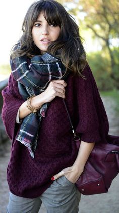 33 Trendy Street Style Winter Outfits Alexandra Pereira, Deep Autumn, Blazer Outfit, Autumn Colours, Scarf Fashion, Dark Winter