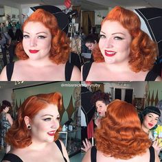 Pinup hair Bombshell Extensions, 50s Hair Tutorials, Vintage Audrey Hepburn, Rockabilly Makeup, V Bangs, Square Face Hairstyles, Wedding Updos