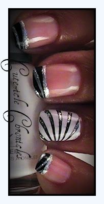 Stripes 31 Day Challenge, White Nail, Get Nails, I Love Nails, Day Challenge, Manicure Y Pedicure, Fabulous Nails, Cool Nail Designs