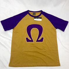 -Premium Cotton Material -Purple, & Old Gold -Embroidered Logos Luxury Yellow Men's Shirt, Rhovember Sigma Gamma Rho Shirt, Cheap Men's Purple T-shirt, Omega Psi Phi Fraternity, Omega Psi Phi, Well Dressed Men, Shirt Sale, Well Dressed, Cotton Material