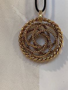 Energy Machine, Spiral Jewelry, Remote Viewing, Life Force Energy, Unique Pendant, Cord Necklace, Lucky Charm, Energy Healing