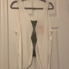 New With Tags! Purchased From Bloomingdales. Size M But Fits Both S/M Ramy Brook, White Beads, White Silver, Womens Tops, Tank Tops, White, Women Shopping, Color