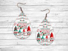 Sublimated Grinch Earrings, Holiday Earrings Sublimation, Christmas Rules, Earring Sublimation Designs, Teardrop Earring Sublimation, Sublimation Teardrop Earrings Designs, Sublimation Earring Designs, Earring Png, Earring Sublimation