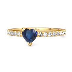 Heart-shaped Sapphire Birthstone Jewelry, Sapphire Heart Cut Gemstone Jewelry, Fine Jewelry Sapphire Heart Cut Ring, Heart Cut Sapphire Gemstone Jewelry, Heart Cut Sapphire Ring In Fine Jewelry Style, Heart Cut Sapphire Ring Fine Jewelry, Heart Cut Sapphire Jewelry With Diamond Accents, Fine Jewelry Heart-shaped With Accent Stones, Heart Cut Sapphire Jewelry For Valentine's Day