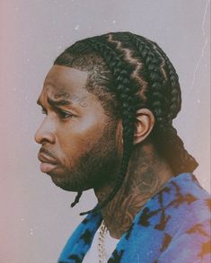 Male Rappers, Cornrow Braids Men, Mens Twists Hairstyles, Woo Man, Hair Twists Black, Side Cornrows, Boy Braids Hairstyles, Black Hair Cuts, Cornrow Hairstyles For Men