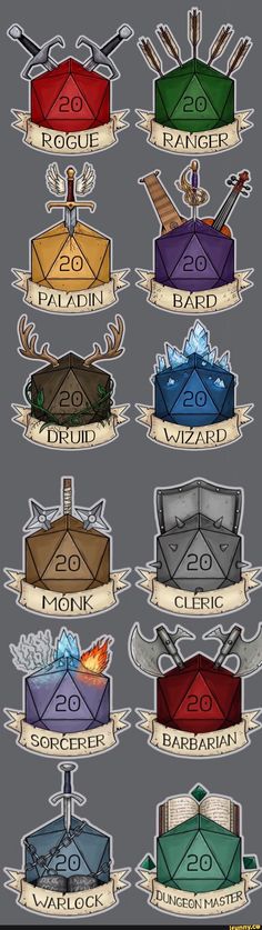 the emblems for different types of boats