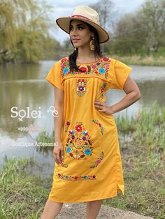 Want to match with your mini me? This Beautiful Women's and Girl's Mexican Dress is perfect for matching at a special event or just for fun! The price listed includes one adult size dress and one child's size dress. There are two length options for the women's dress: 1. Short 2. Long Yellow Embroidered Dresses For Festive Occasions, Party Dresses For Festivals With Short Sleeves, Orange Cotton Dress For Festivals, Embroidered Dresses For Fiesta And Festivals, Embroidered Summer Holiday Dresses, Short Sleeve Cotton Dresses For Festivals, Festive Summer Dress With Short Sleeves, Cotton Short Sleeve Dresses For Festivals, Cotton Dresses For Festivals With Short Sleeves