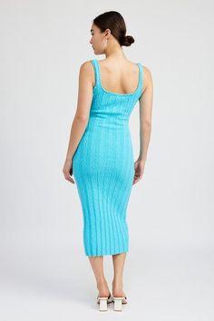 Be effortlessly chic in our Ribbed Scoop Neck Midi Dress. Made with great stretch, this dress is perfect for any occasion. Whether you dress it up or down, you'll feel comfortable and stylish all day long. Recommended sizing 2-4 S, 6 M, 8-10 L Fabric Contents: 100% COTTON 4th Of July Dresses, Scoop Neck Midi Dress, Cocktail Dress Formal, Cardigan Sweater Coat, Ribbed Midi Dress, Maxi Skirt Dress, Curvy Swimwear, Denim Accessories, Knit Midi Dress