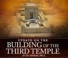 an image of the front cover of a book that reads, update on the building of the third temple