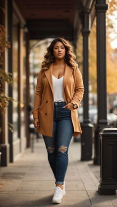 Classy Plus Size Outfits Fall, Europe Outfits Fall Plus Size, Europe Winter Outfits Plus Size, Curvy Fall Outfits 2024, Trench Coat Curvy Outfit, Plus Size Old Money Style, Plus Size Brunch Outfit, Plus Size Fall Outfit Ideas