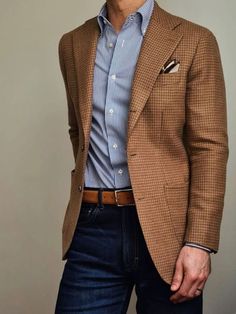 Sport Coat And Jeans, Sports Coat And Jeans, Sport Coat Outfit, Older Mens Fashion, Baby Camel, Mens Business Casual Outfits, Mens Fashion Blazer, Outfits Hombre