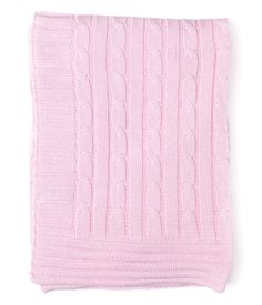 This 100% cotton cable knit blanket is soft and warm and in the perfect traditional baby colors - baby blue, baby pink, off white and gray. Durable and easy care machine wash and dry. Blanket measures 30 inches by 40 inches. Material: Cotton Cable Knit Baby Blanket, Cable Knit Blanket, Cable Knit Blankets, Knit Baby Blanket, Knitted Baby Blankets, Knit Blanket, Bootie Sandals, Baby Colors, Straw Bags