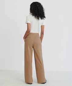 Linen Keaton Pant KhakiWith an elongated fit, the Linen Keaton Pant is an elevated and understated take on classic suiting. Perfectly paired with the Linen Keaton Blazer and a simple cami or tee.58% linen, 21% cotton, 18% nylon, 3% spandex. Made in China. Flat front trouser with 31” inseam. | Jenni Kayne Women's Linen Keaton Pant Size 14 Jenni Kayne, Linen Women, Made In China, Color Khaki, Get Dressed, Size 12, Size 2, Size 4, Size 10