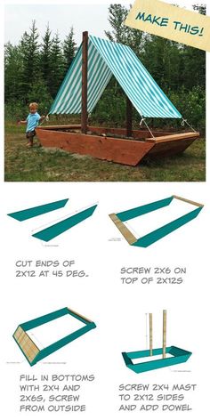 an iphone screen showing how to build a sailboat out of scrap wood and paper